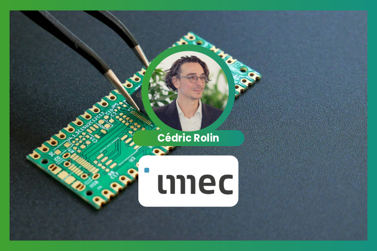 Cedric Rolin headshot over a chip