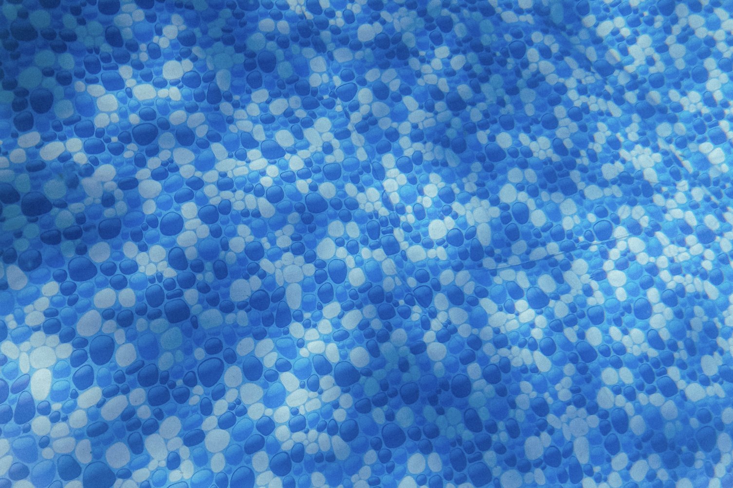 blue abstract pellet illustration