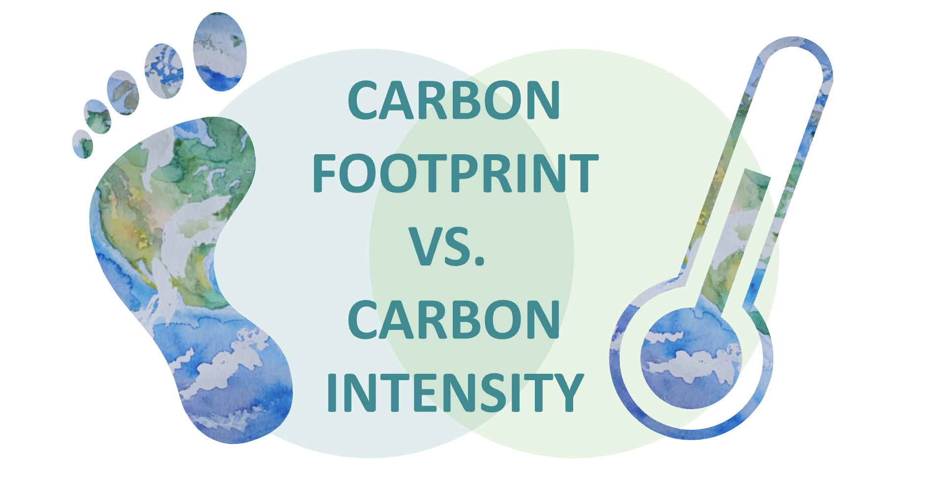 Graphic of carbon footprint and carbon intensity