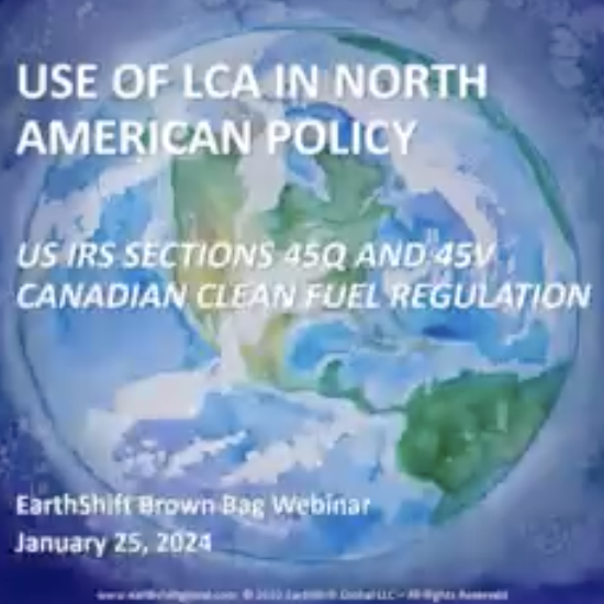Use of LCA in North American Policy