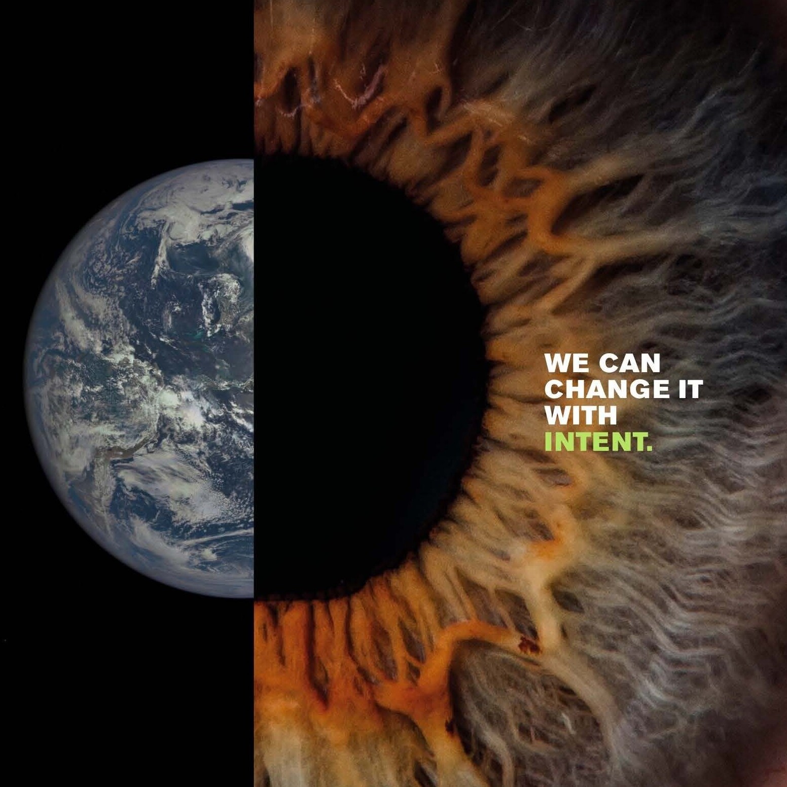 Interface earth/eye image